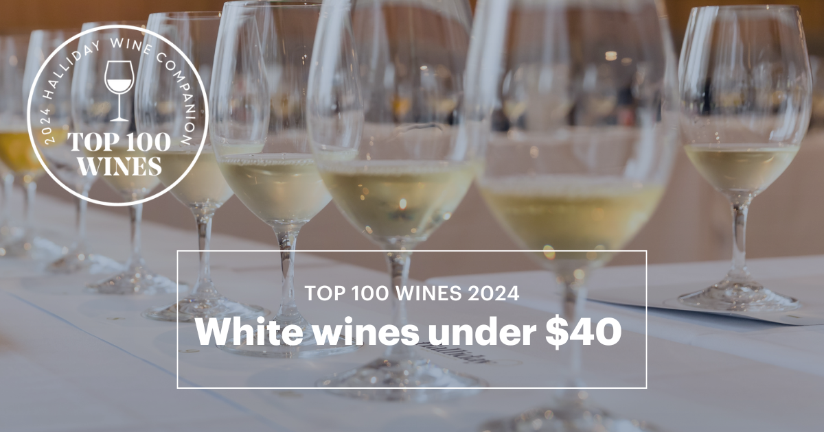 Best white wines under 40 Halliday Wine Companion Top 100 Wines 2024