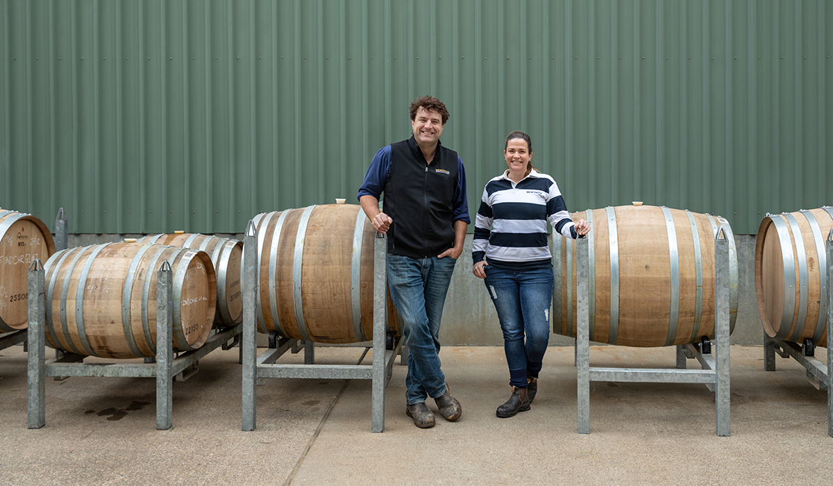 Stuart Hordern and Kate Sturgess