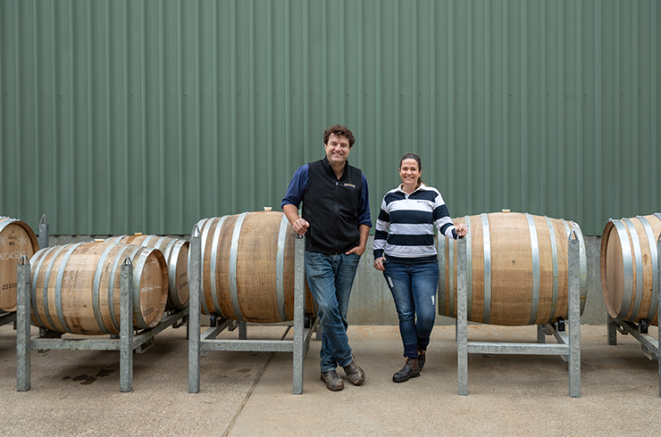 Stuart Hordern and Kate Sturgess