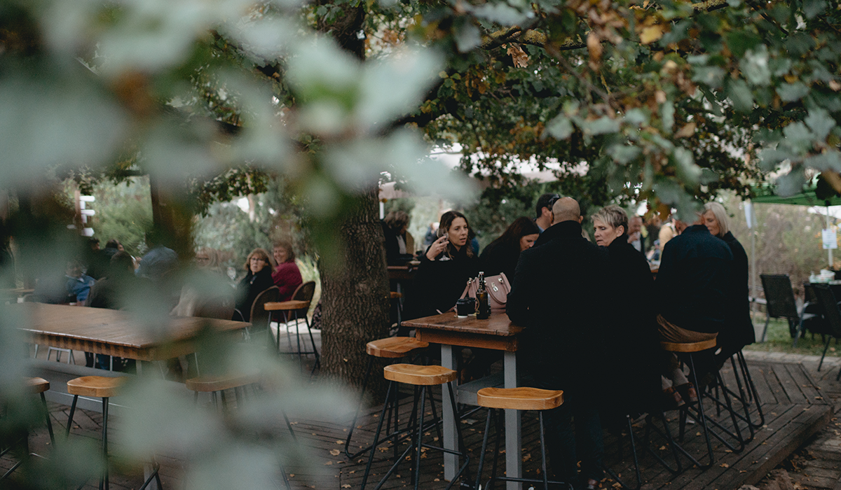 Patrons at the Clare Valley Gourmet Week event