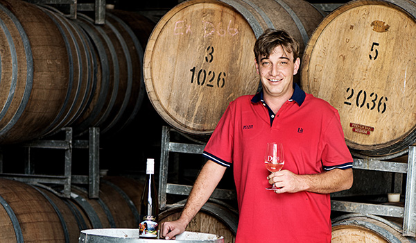 Winemaker Aidan Menzies at La La Land