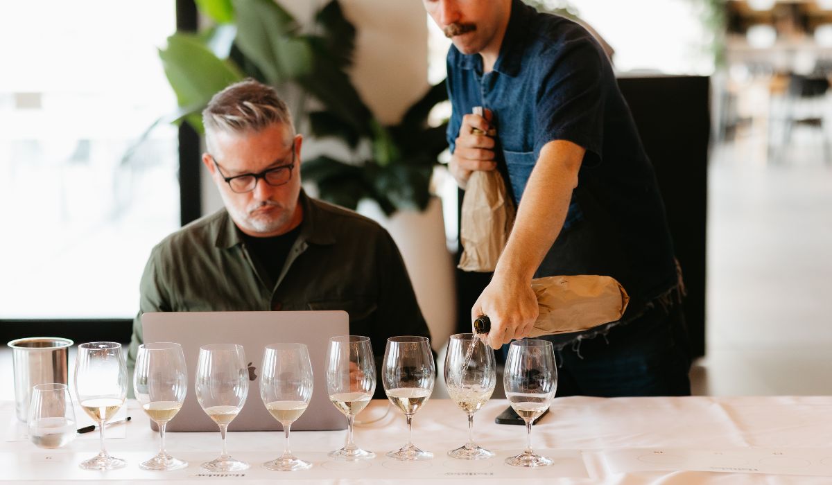 Marcus Ellis at the 2026 Halliday Awards judging