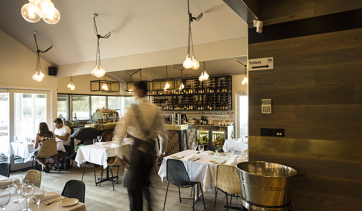 Inside the restaurant at Crittenden Estate