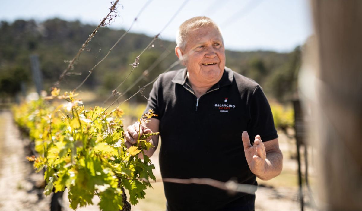 Balancing Heart winemaker Mike Hayes