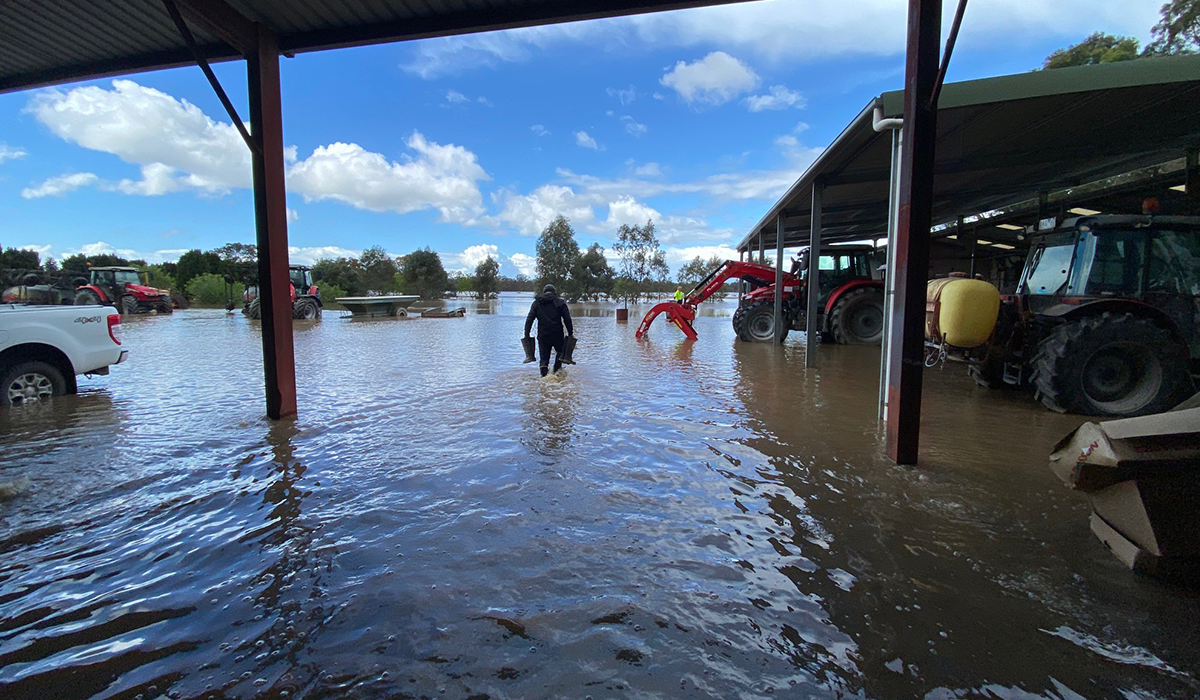 Tahbilk floods in 2022