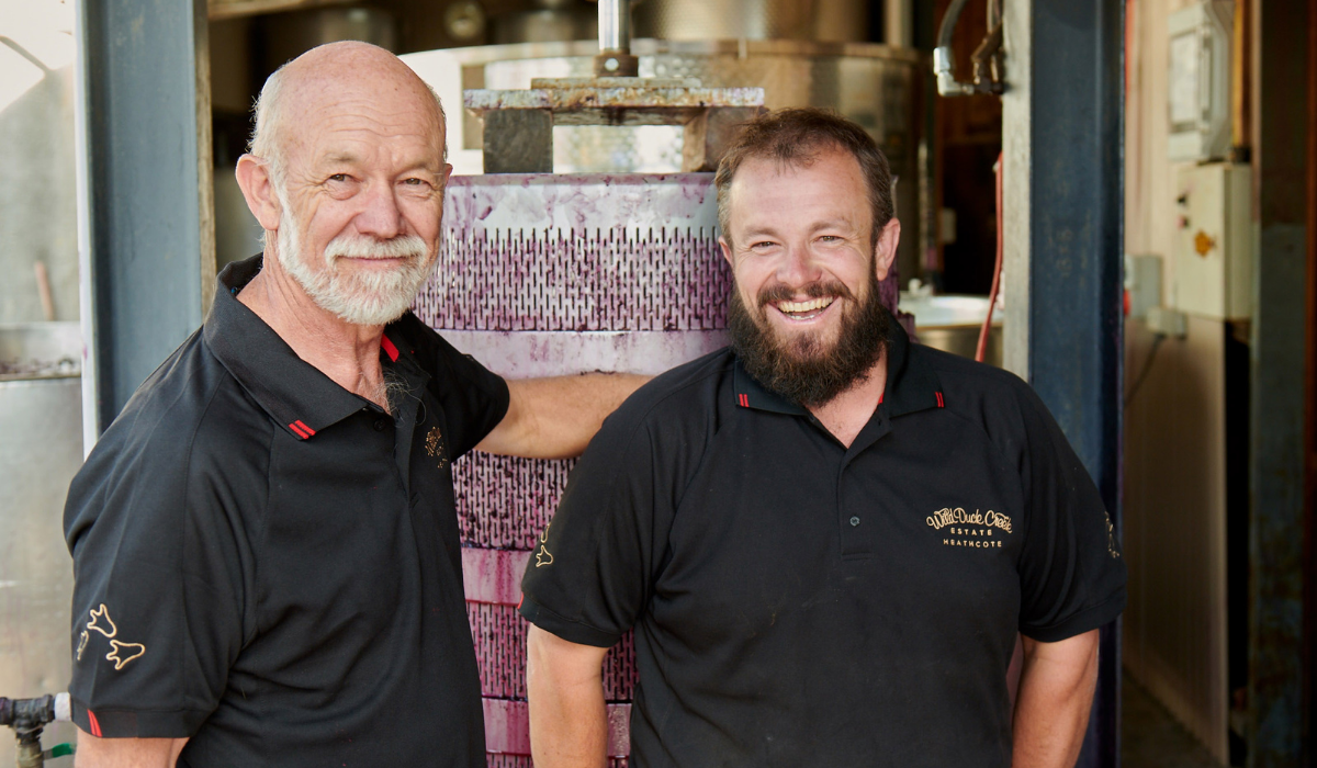 Winemakers at Wild Duck Creek 