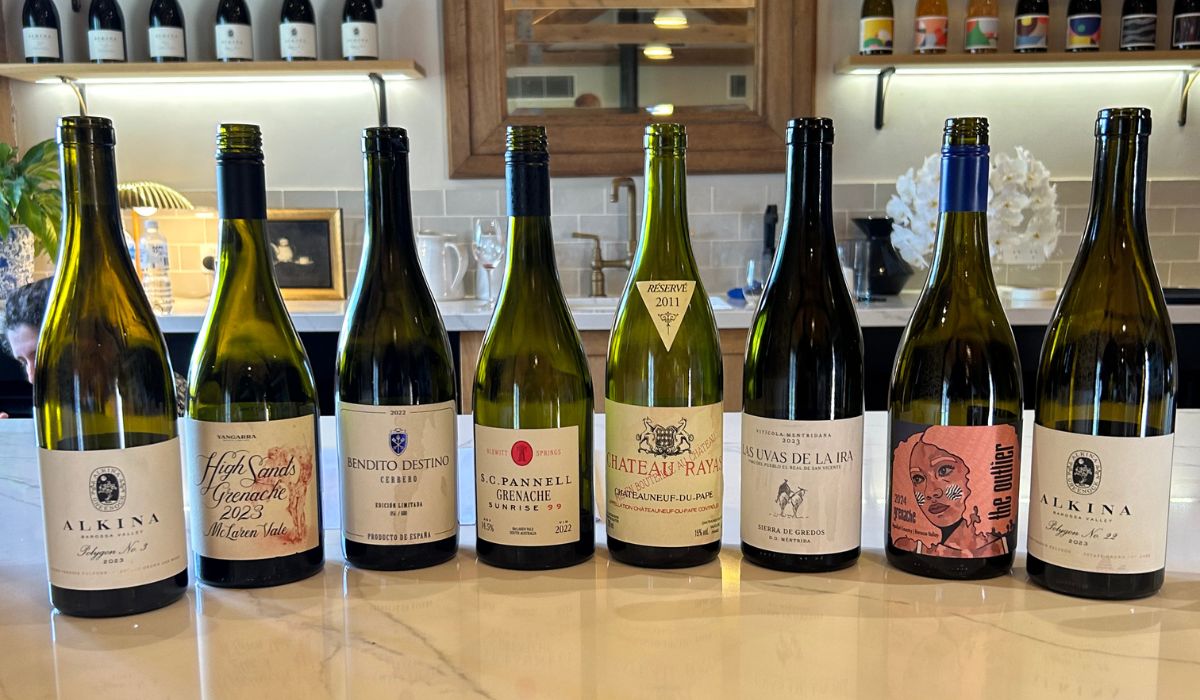 Eight grenache wines