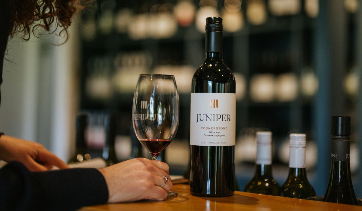 Juniper Estate wine bottle