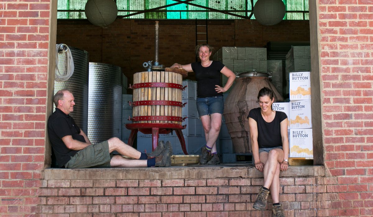 The team at Billy Button Wines