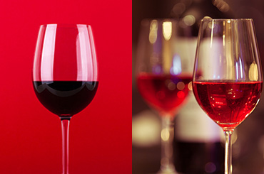 Bold versus bright red wines