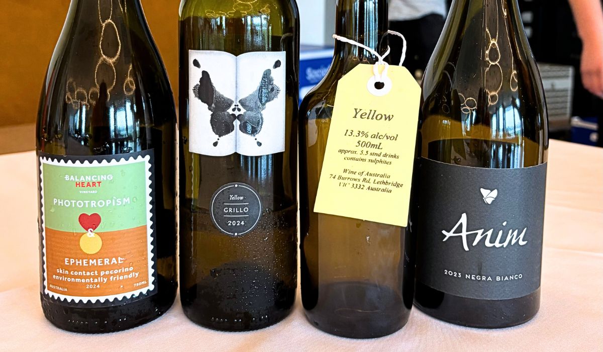 Four bottles of wine from the Wildcard category at the Halliday 2026 Awards judging