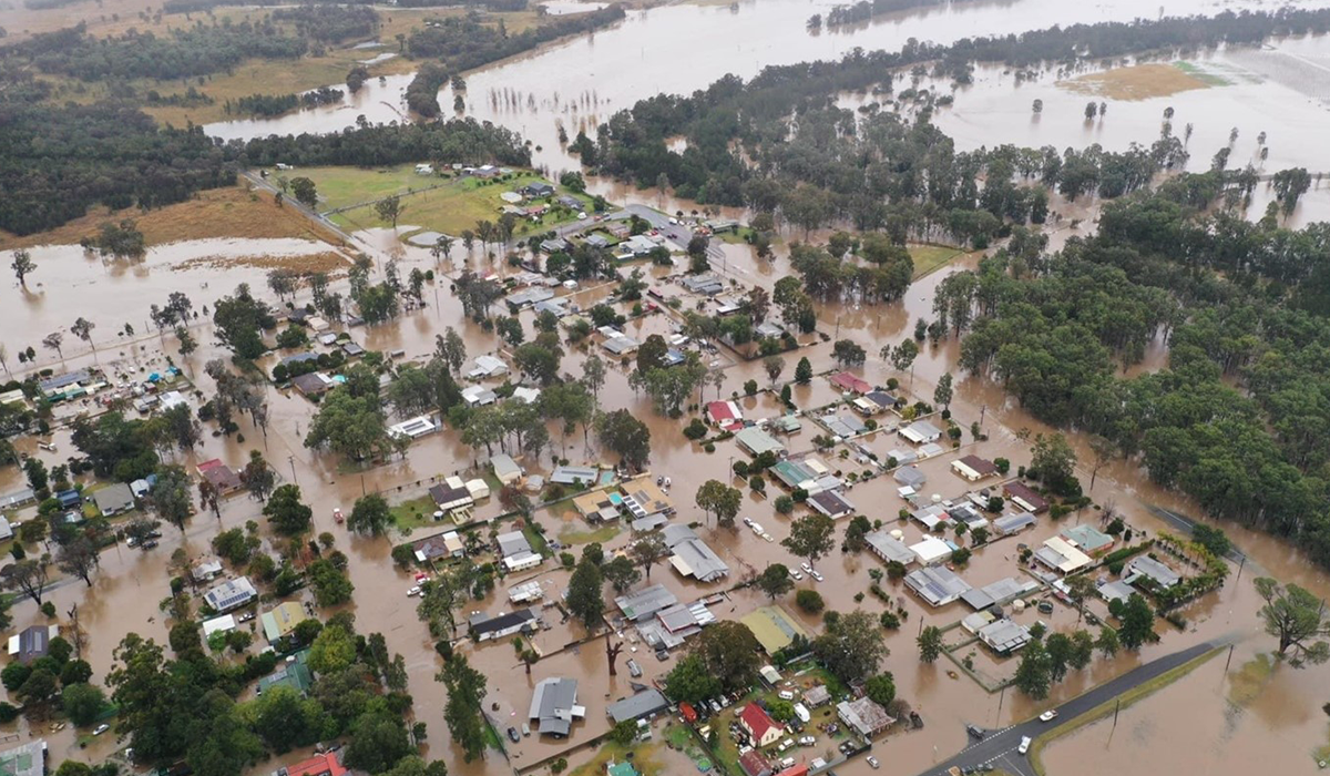 Broke Fordwich township in the floods