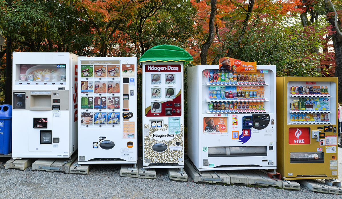 Vending machines in Japan