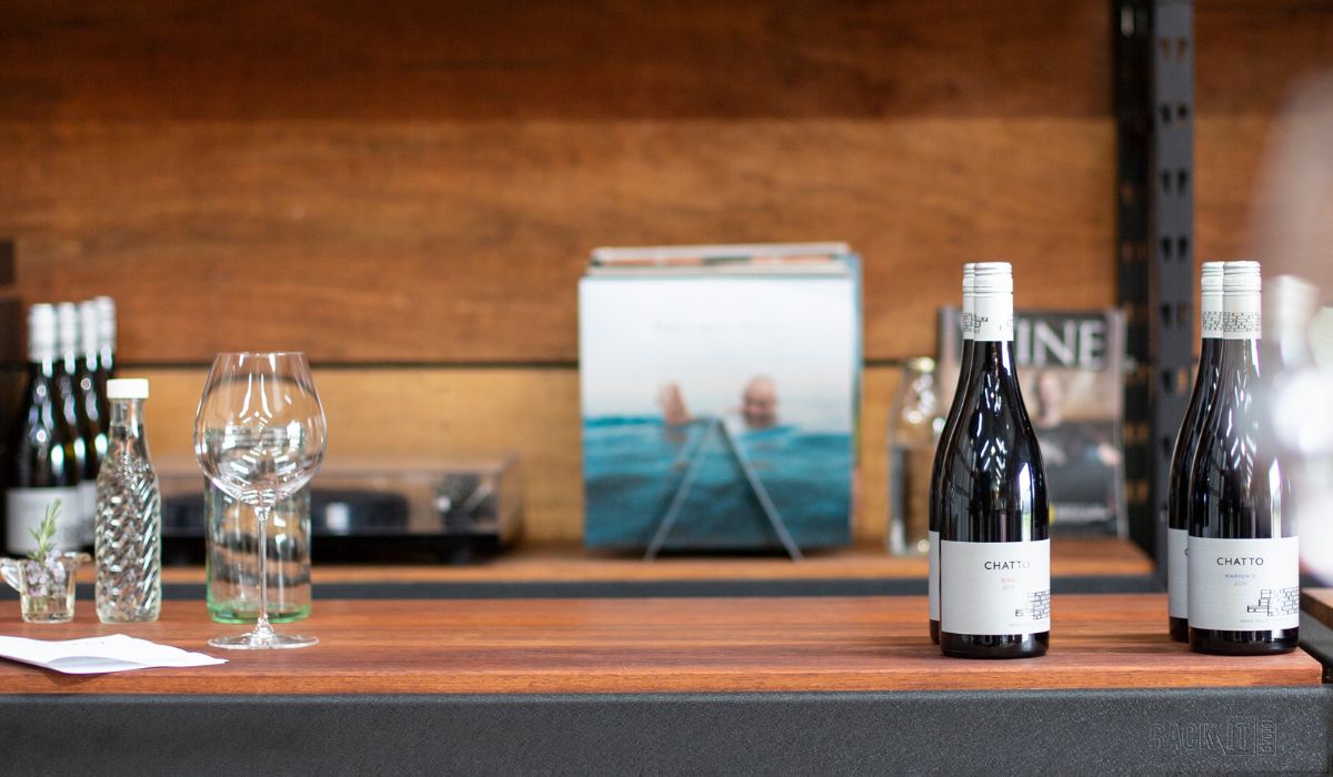 Inside Chatto's cellar door