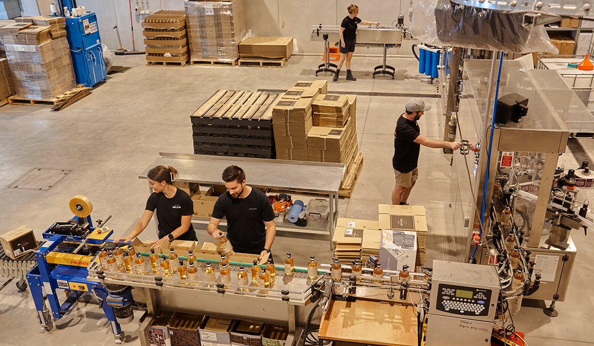 Bottling production