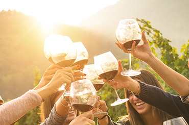 A group enjoying grenache
