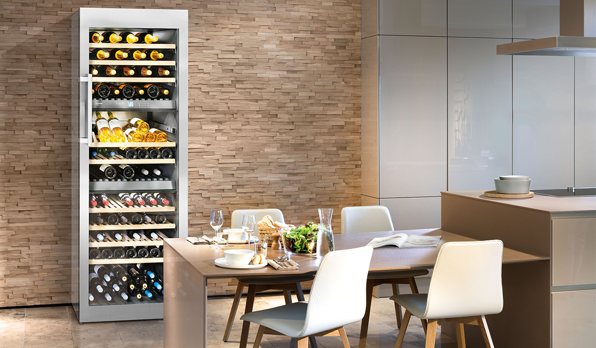 Liebherr WTes 5872 Vinidor Freestanding Triple Zone Wine Cabinet