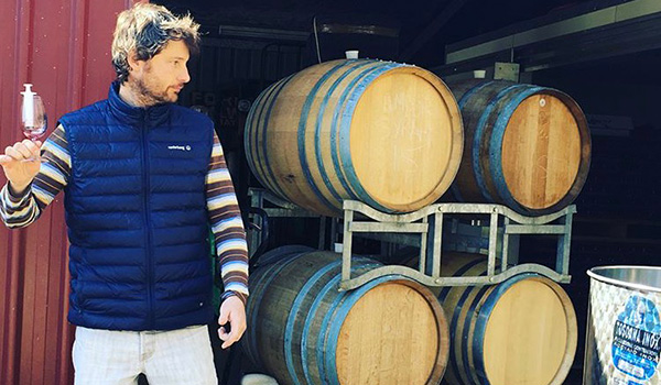 Winemaker Matt Eades of Amour Wines