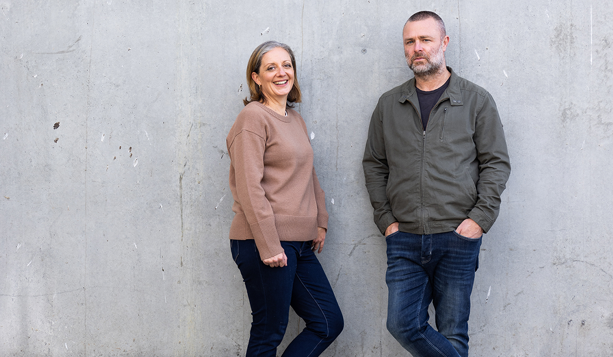 Winemaker Liz Ladhams and chief winemaker Adam Louder