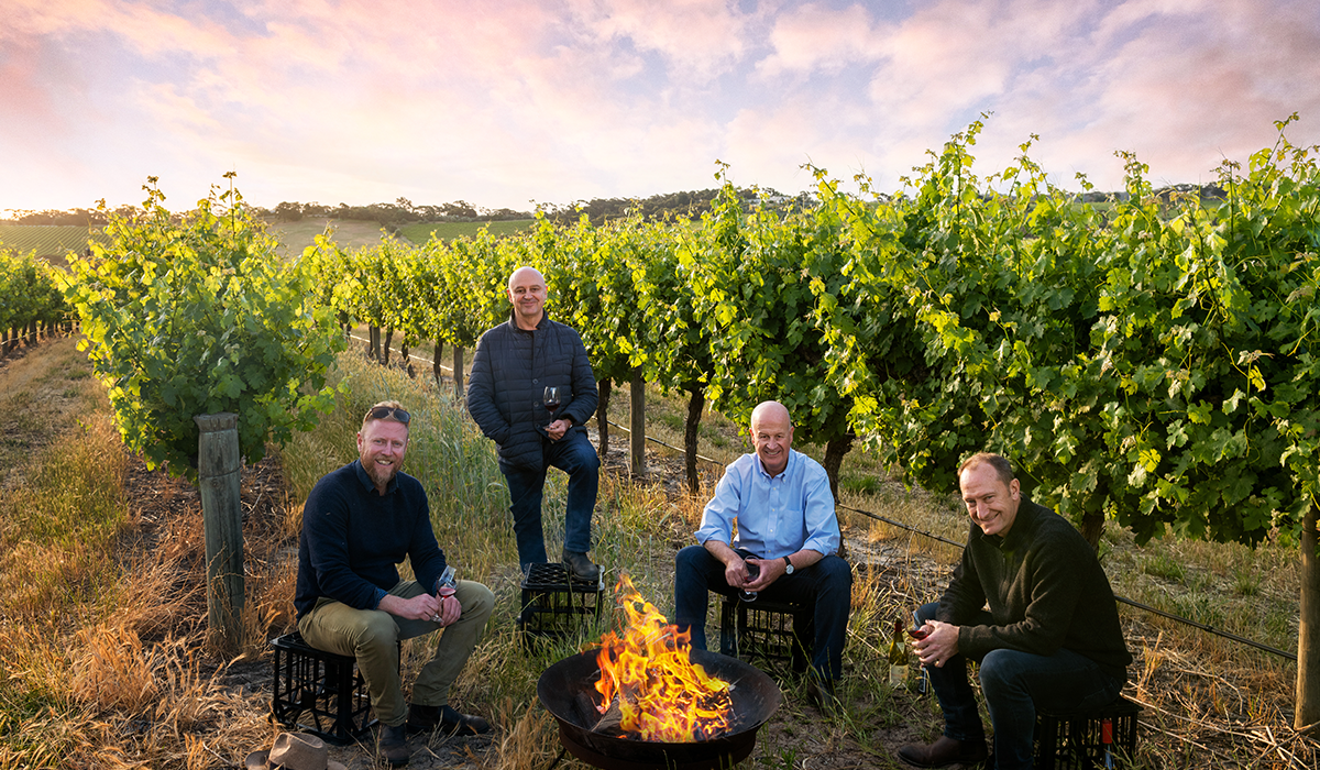 Adam Wadewitz, Michael Hill Smith MW, Martin Shaw, David LeMire MW.