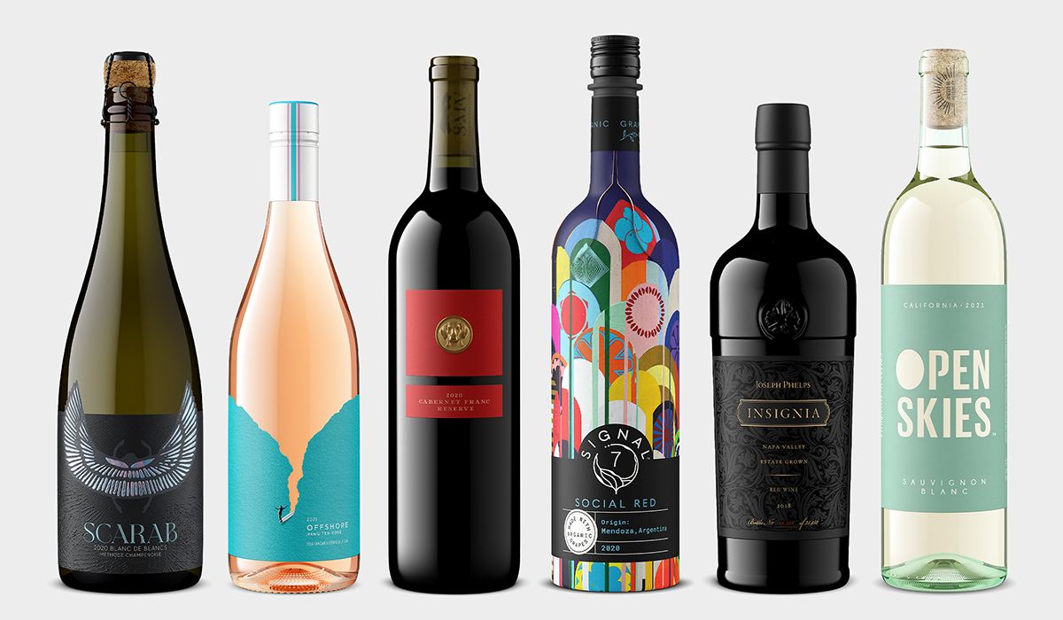 Outshinery bottle labels