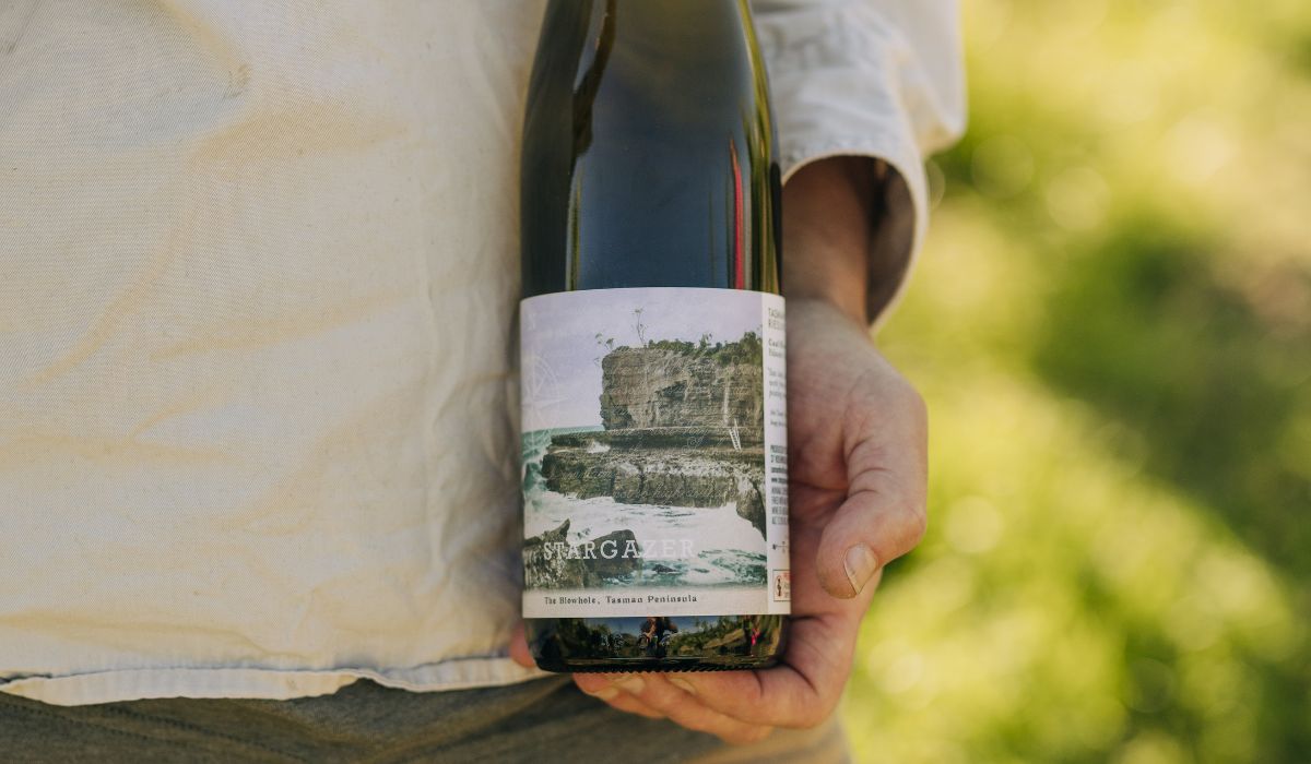 Stargazer wine bottle