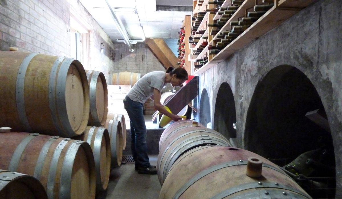 Wantirna Estate barrel room
