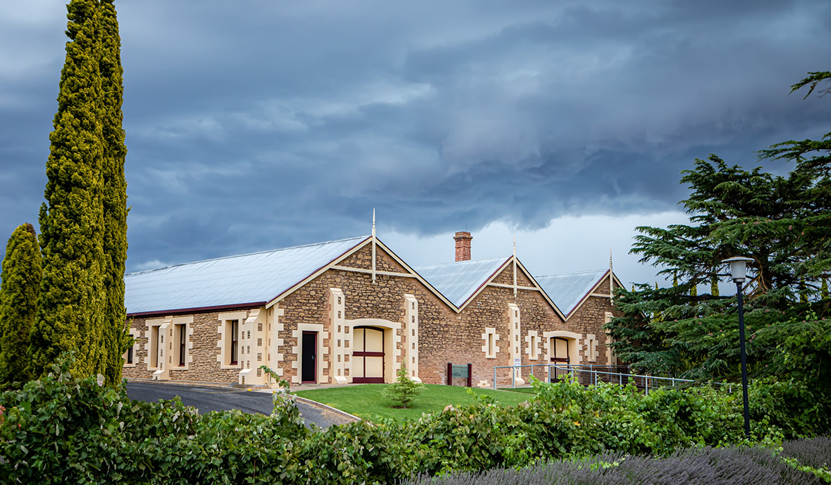 The Wynns famous triple gabled winery.