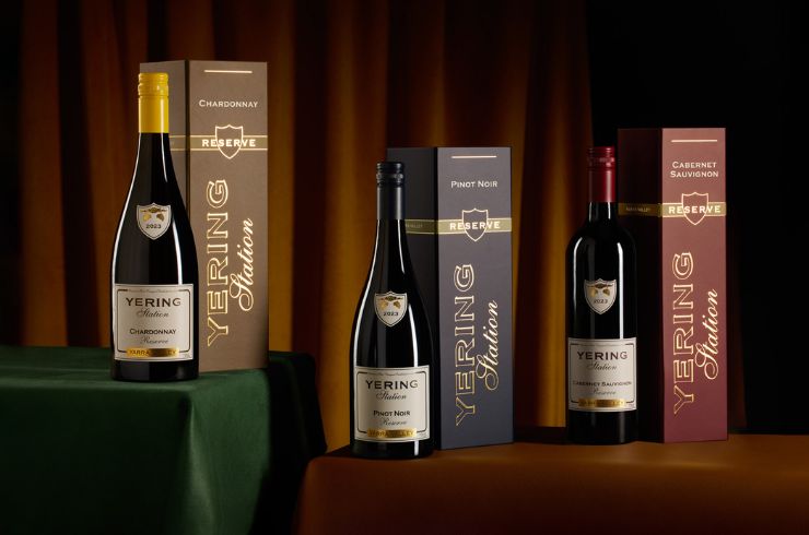 Yering Station's three Reserve wines