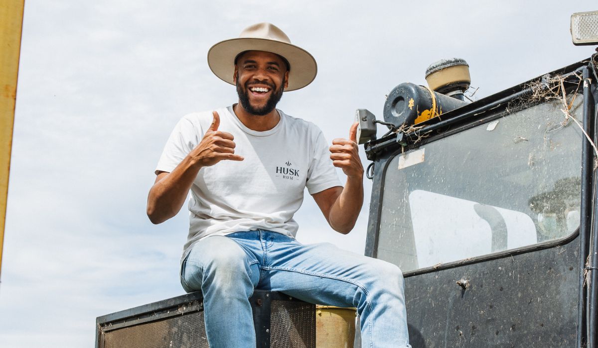 Burdekin head distiller Quentin Brival during cane harvest