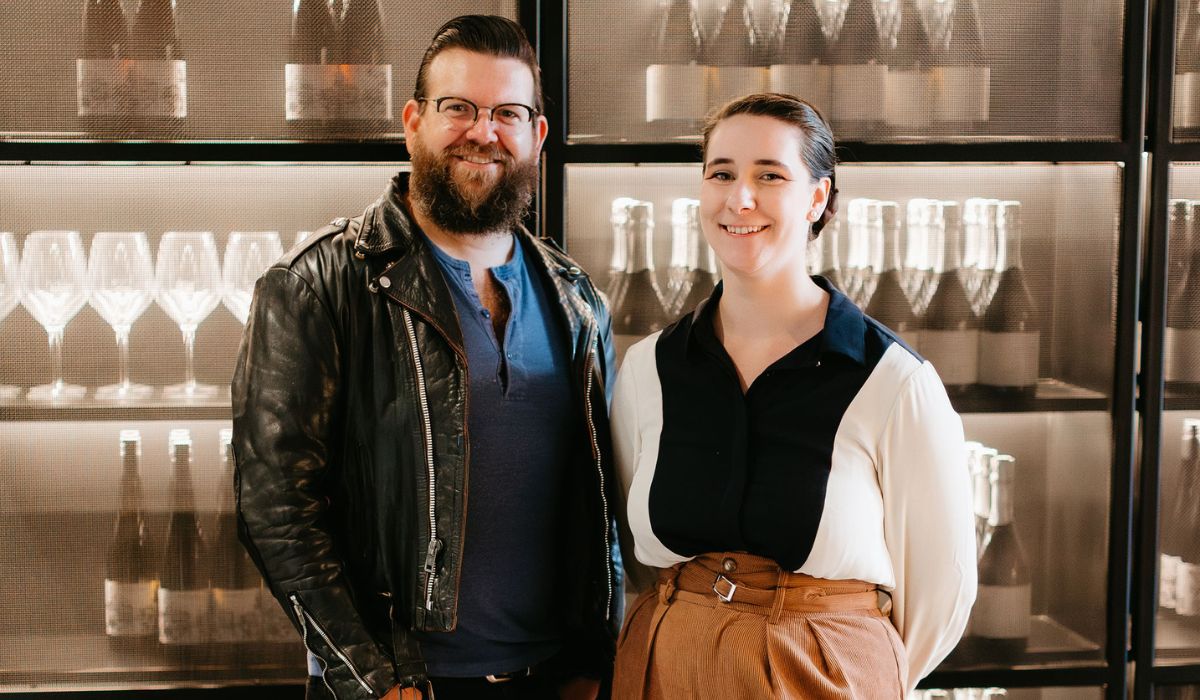 Halliday Spirits tasting team, Fred Siggins and Jess Clayfield