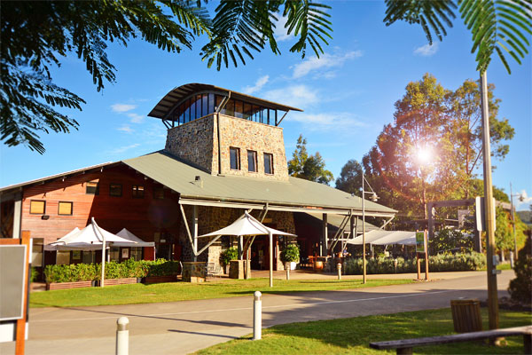 Outside the Sirromet cellar door