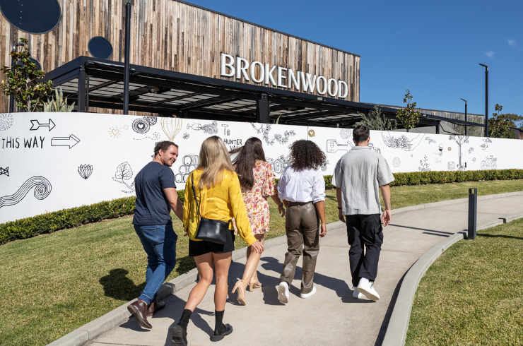Visiting hunter valley Brokenwood