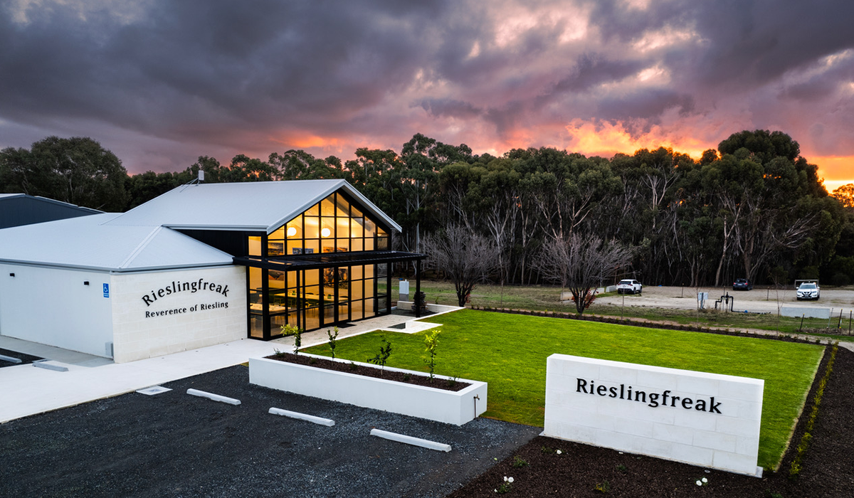 Rieslingfreak cellar door at dusk