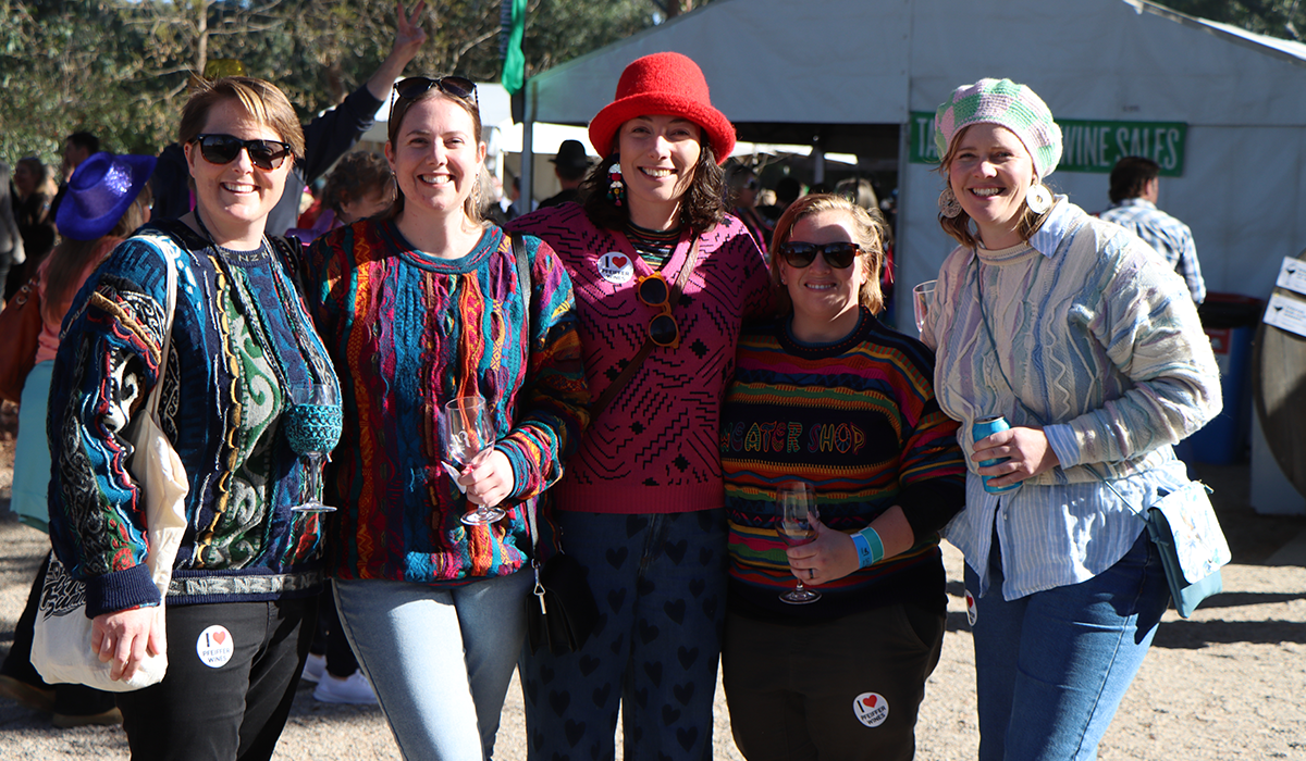 Attendees at Roam Rutherglen festival
