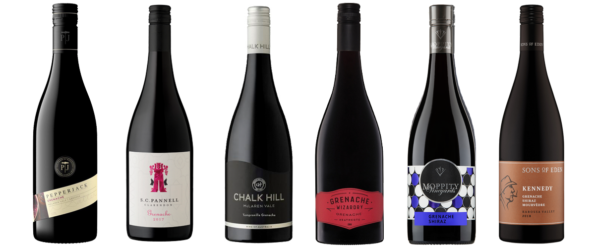 Five bottles of top Australian grenache