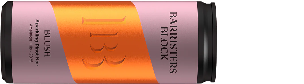 Barristers Block Sparkling Blush can