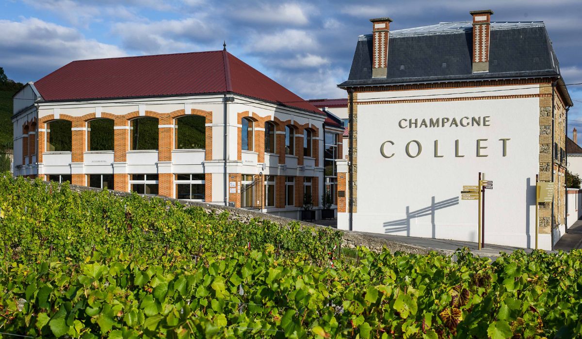 Champagne Collet winery in France