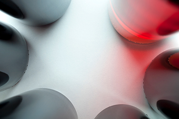 Wine bottles shot from above