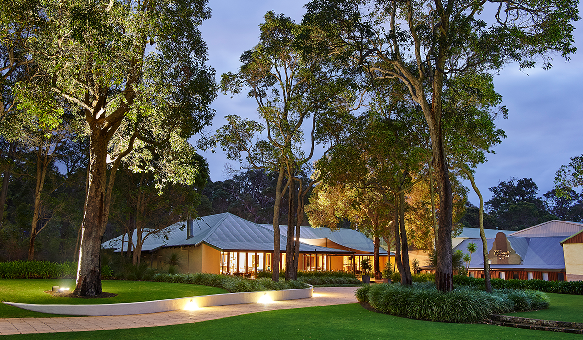 The view of the Clairault Streiker cellar door