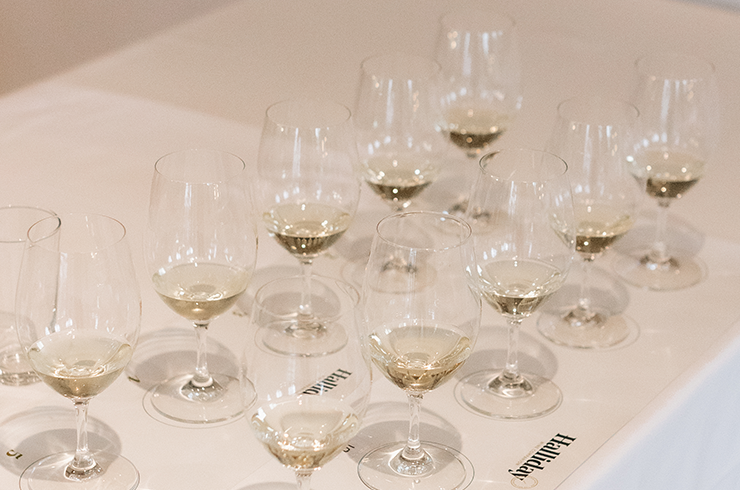 Standout white wines on table