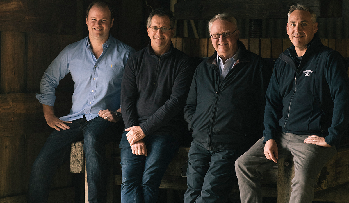 Chris Tyrrell, Andrew Spinaze, Bruce Tyrrell and Mark Richardson
