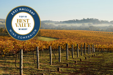 Panorama of the vineyard at Best's Wines