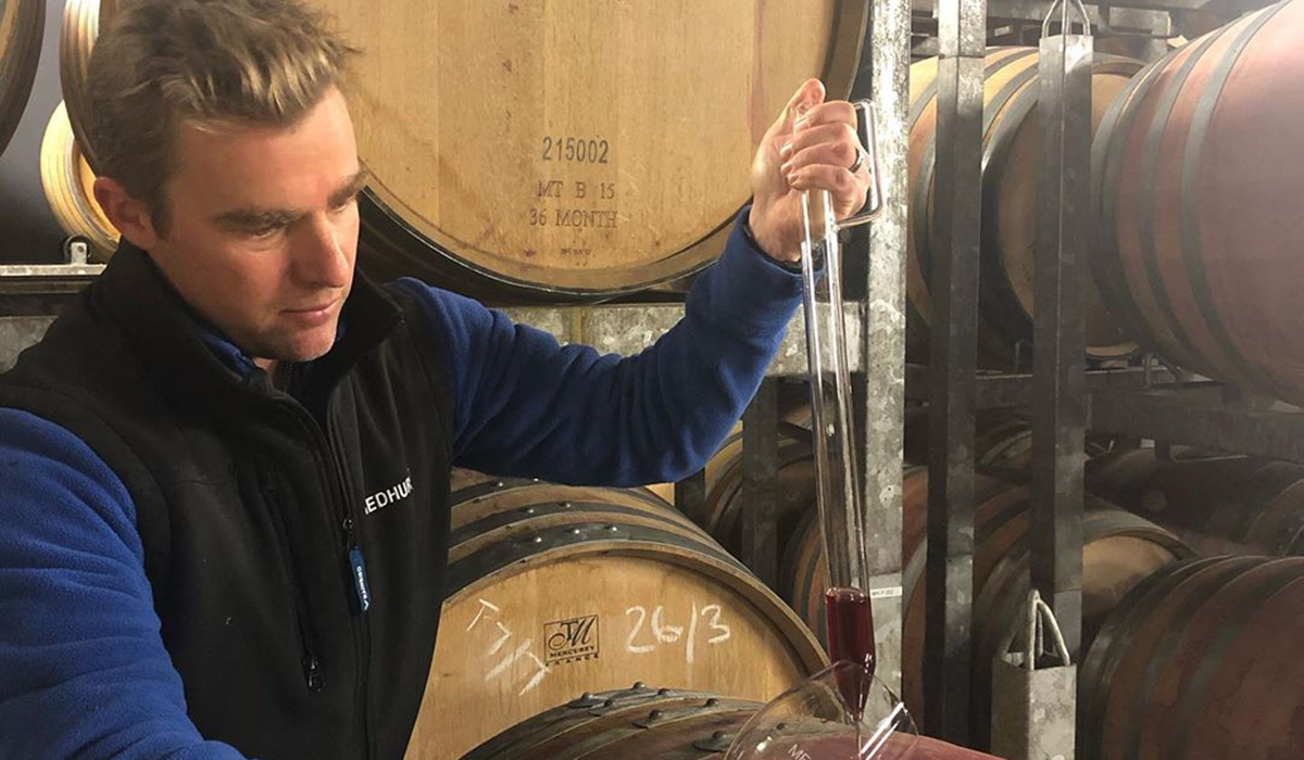 Winemaker Simon Steele of Medhurst