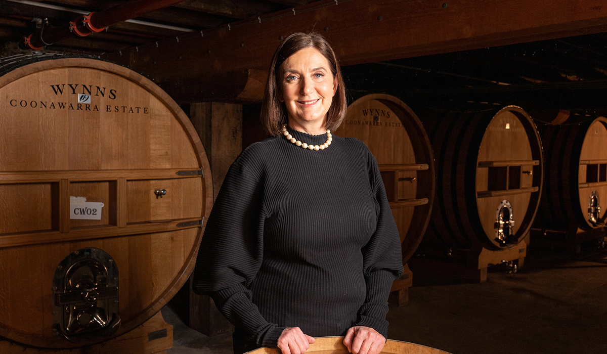 Sue Hodder of Wynns Coonawarra Estate in the winery