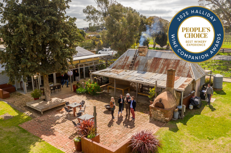 Outside the Gibson Wines cellar door