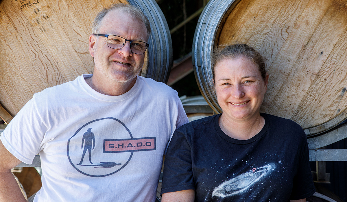 Glenn James and Joanna Marsh of Billy Button Wines