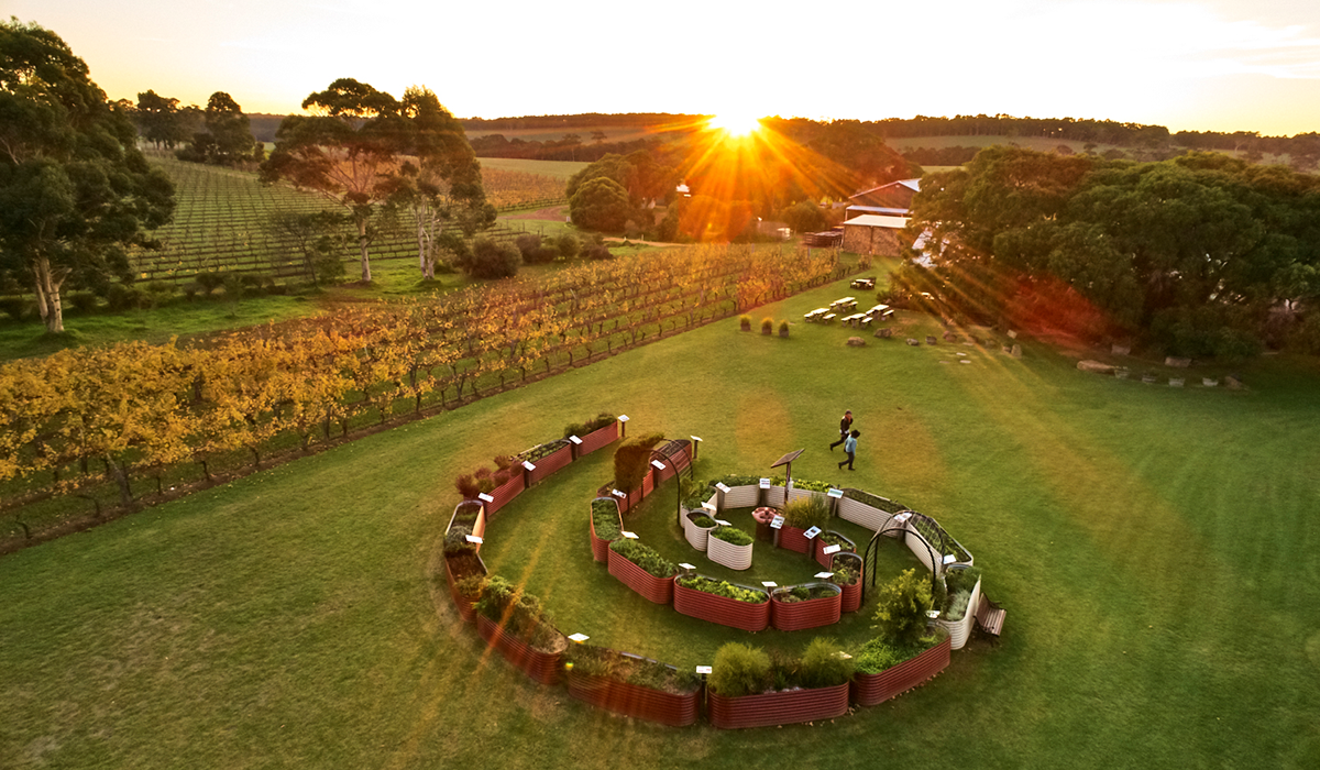 Cullen estate at sunset