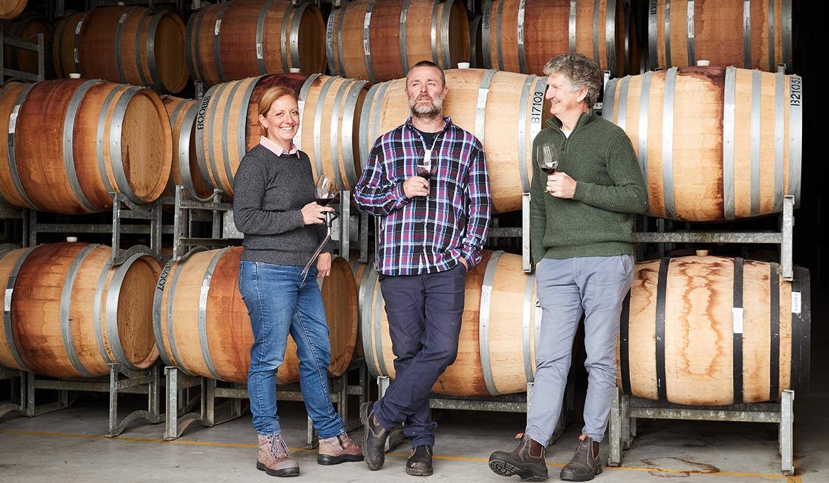 Mount Langi winemaking team