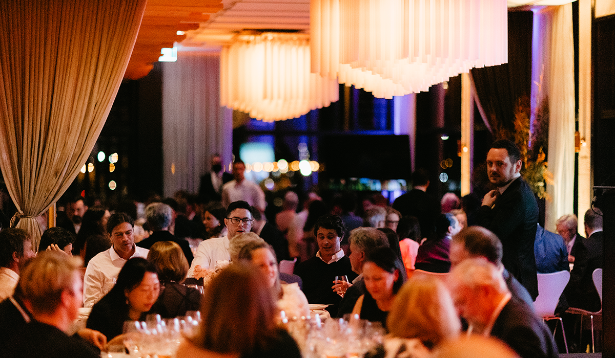 Guests at a Halliday Awards event.